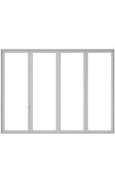 Milgard AX650 Aluminum Bi-Fold Glass Walls