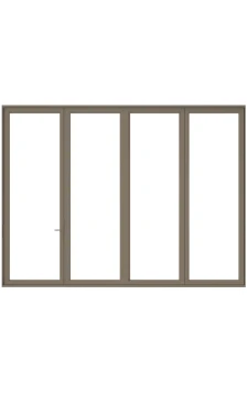 Milgard AX650 Aluminum Bi-Fold Glass Walls