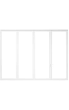Milgard AX650 Aluminum Bi-Fold Glass Walls