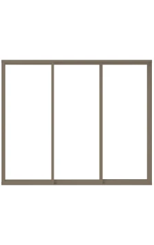 Milgard AX650 Aluminum Stacking Glass Walls