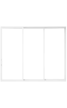 Milgard AX650 Aluminum Stacking Glass Walls — Interior — White