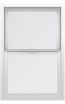 Milgard Trinsic™ Series Single Hung Window — Interior — White