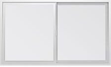 Milgard Trinsic™ Series Horizontal Slider Window — Interior — White
