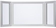 Milgard Tuscany® Series Bay & Bow Window — Interior — White