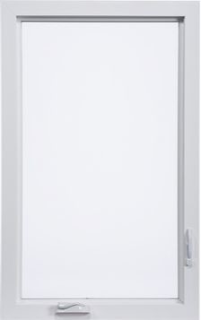 Milgard Tuscany® Series Casement Window — Interior — White