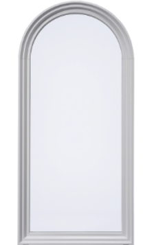 Milgard Tuscany® Series Radius Window — Exterior — White