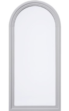 Milgard Tuscany® Series Radius Window — Interior — White