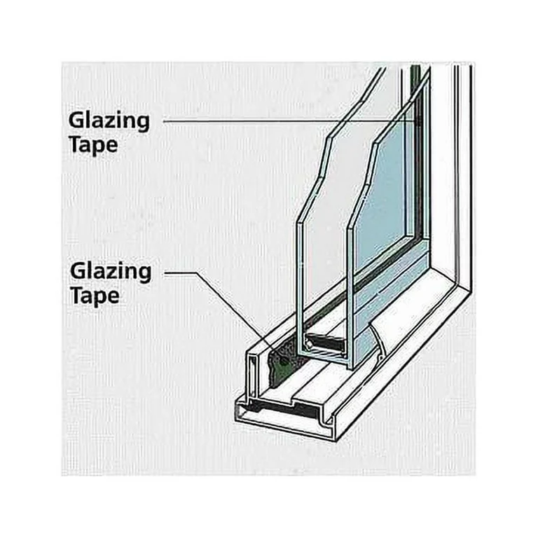 glazing tape diagram