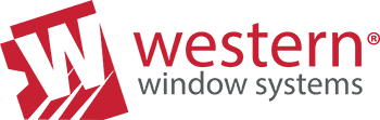 western windows logo red
