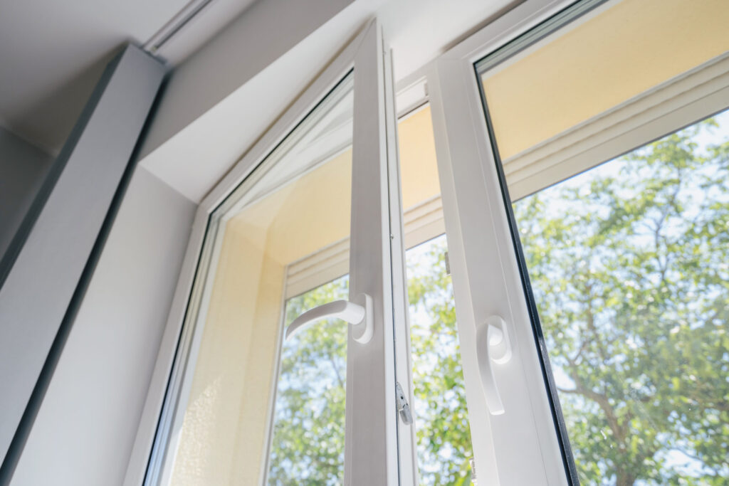 casement windows with double pane glass