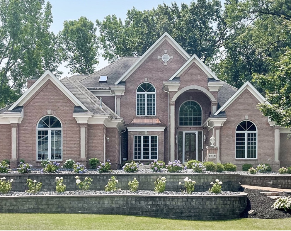 house with brick exterior