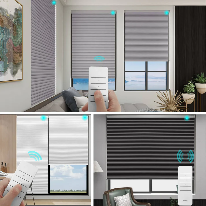 Motorized Blackout Cellular Shades - Image 2