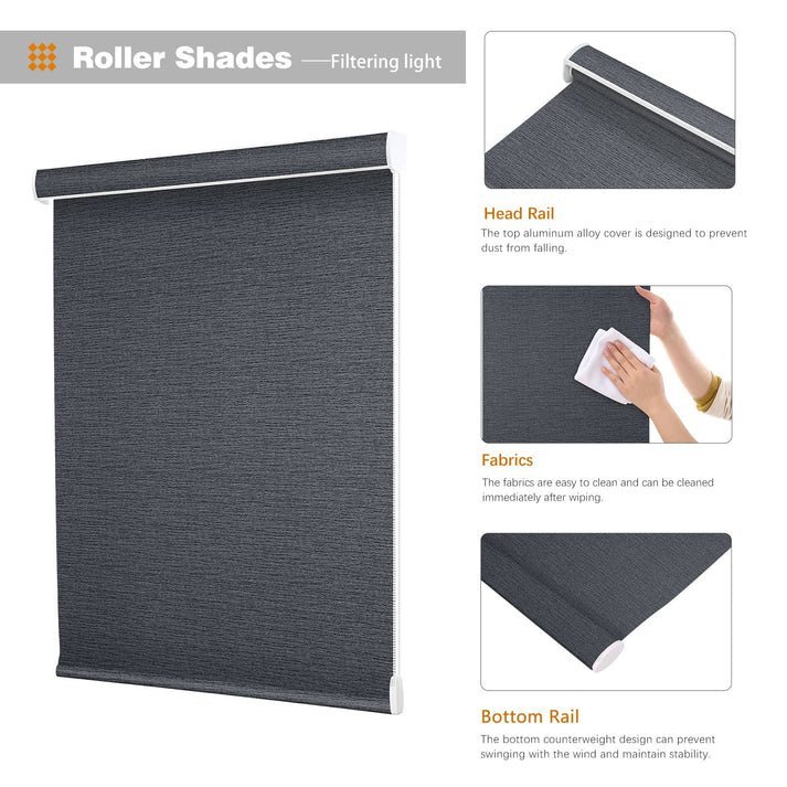 Custom Corded Light Filtering Shades - Image 8