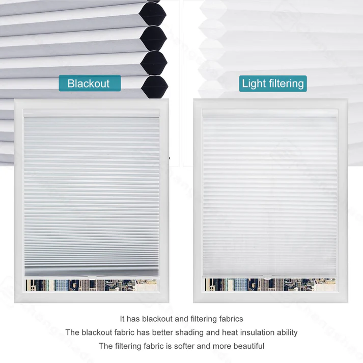 Custom 1.5 inch Cordless Light Filtering Cellular Shades - Image 8